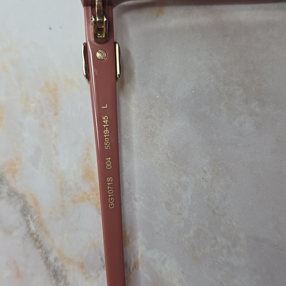 Gucci Interlocking G Square-Frame Sunglasses Pink - image 6